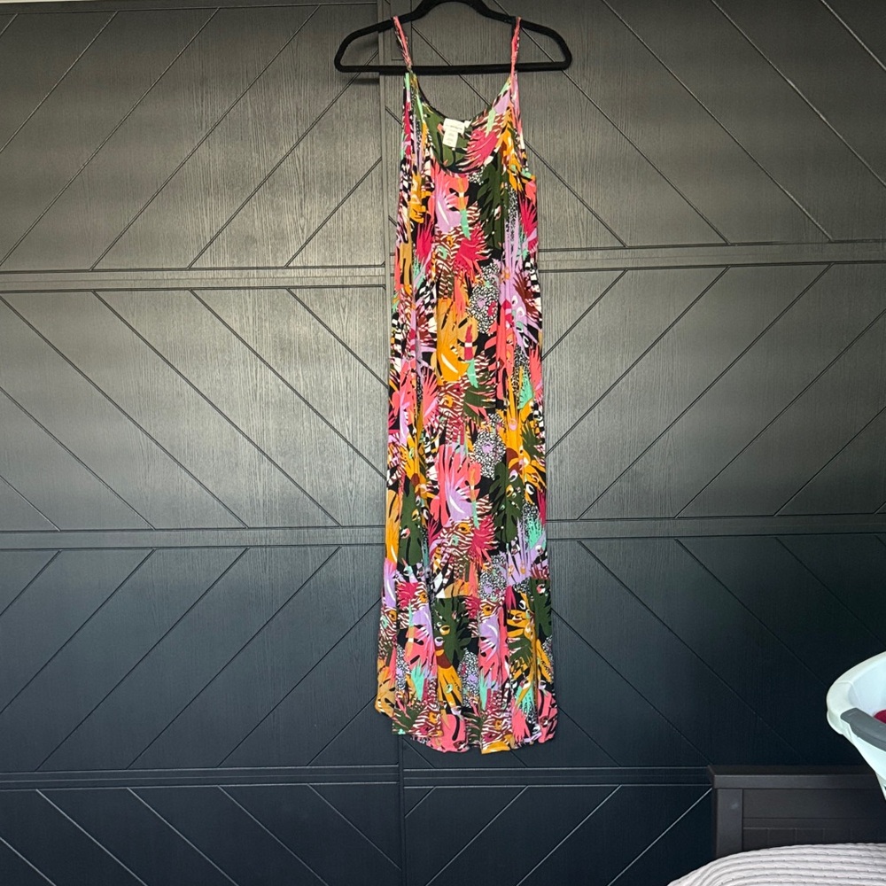Bleu Rod Beattie Vibrant Floral Maxi Dress